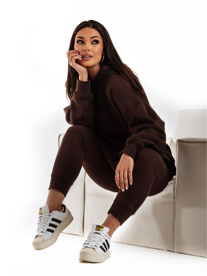 Women's sweatpants PLR265 - brown