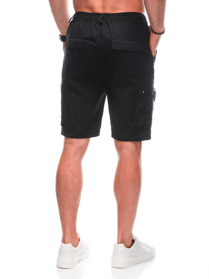 Men's cargo shorts W495 - black