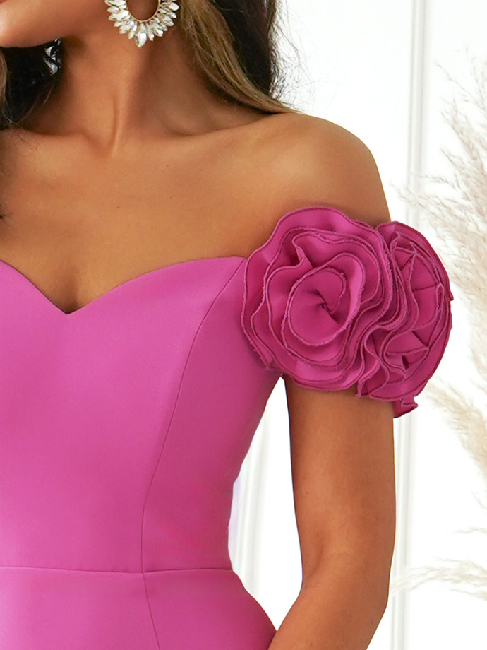 MIRABELA DLR157 midi dress - pink