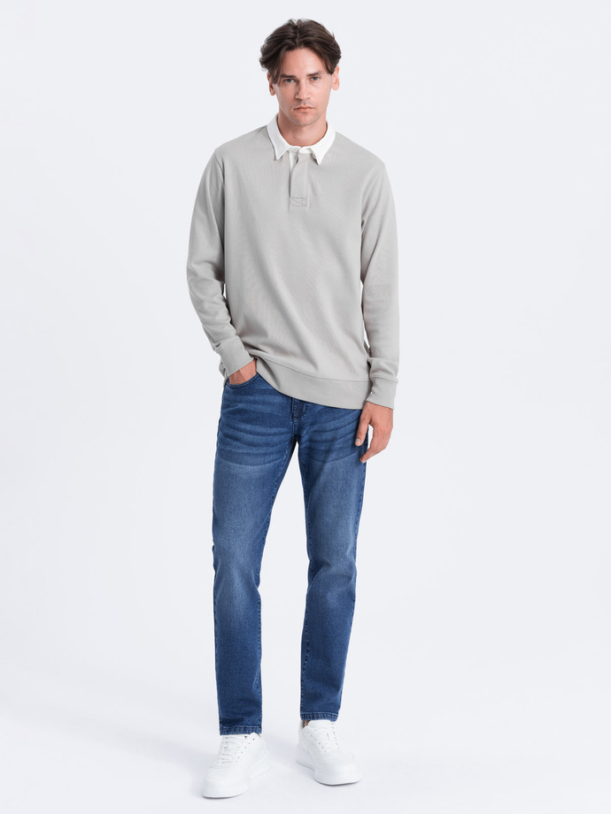Spodnie męskie jeansowe SLIM FIT - niebieskie V3 OM-PADP-0110