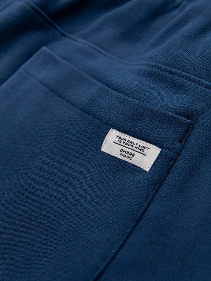 Men's jogger sweatpants - navy blue V4 OM-PABS-0173
