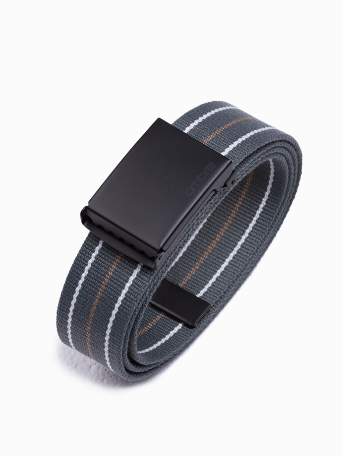 Men's sackcloth belt - grey A648