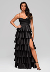 Evening dress LA-OM-DLR202 black