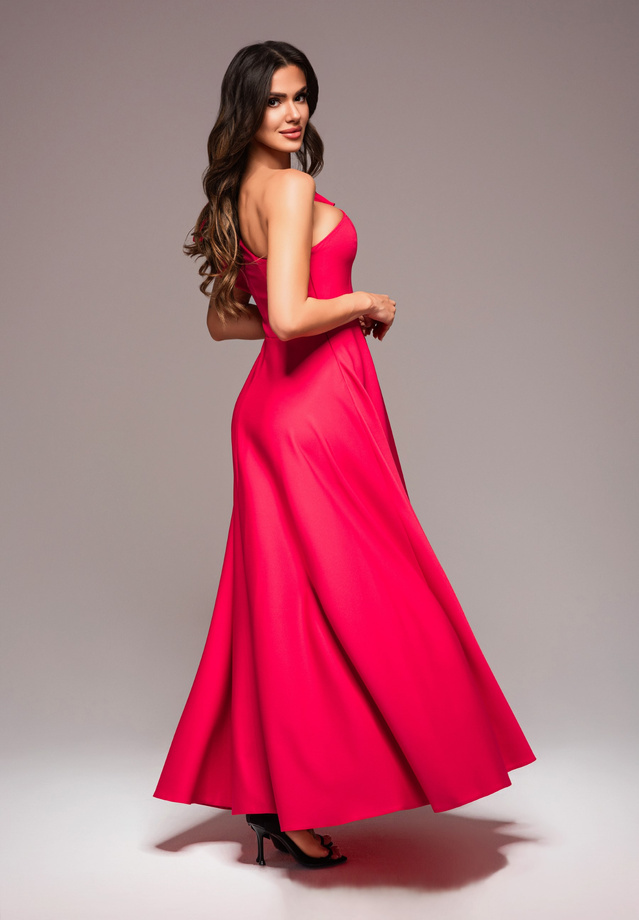 Sukienka wieczorowa LA-OM-DLR020 - red
