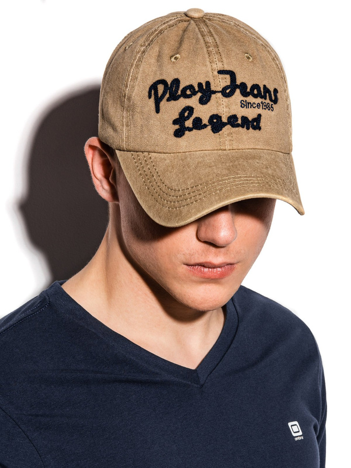 Men's cap - beige H059