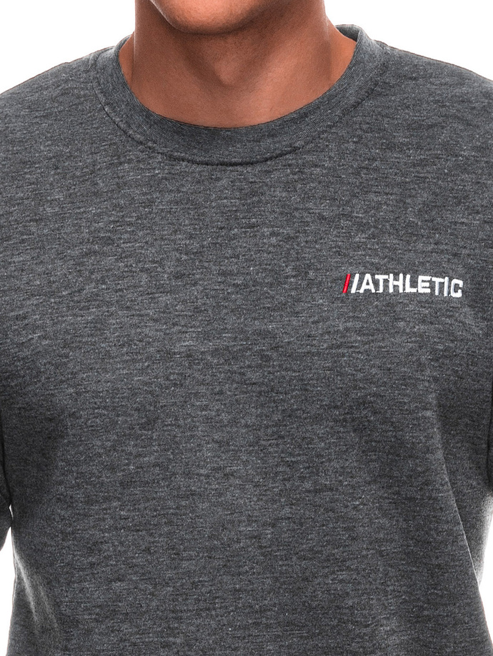 Men's hoodless sweatshirt B1703 - gray