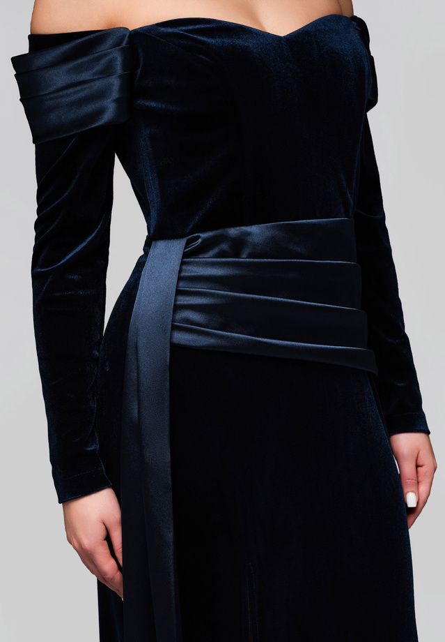 Evening dress LA-OM-DLR177 - fuchsia