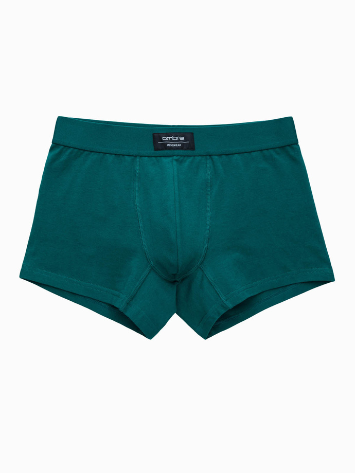 BASIC men's single color matching boxer shorts with elastane - 3 pack mix OM-UNBB-0106