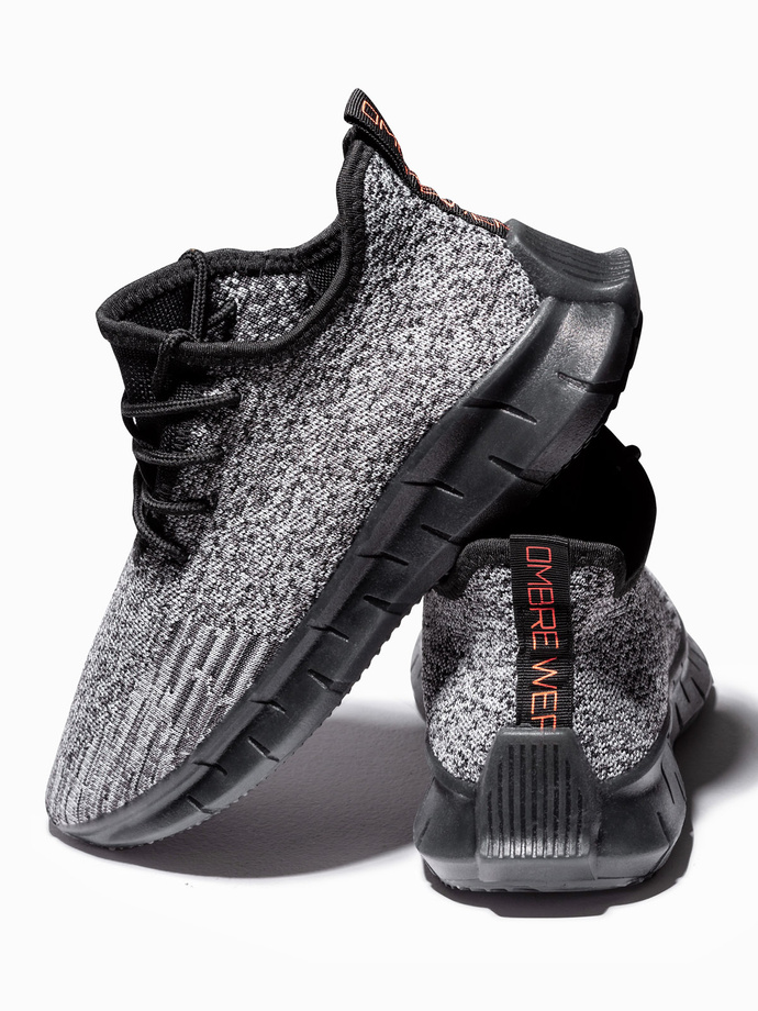 Buty męskie sneakersy - szare V5 T388