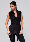 Women's vest LW-BLZV-0102 - black