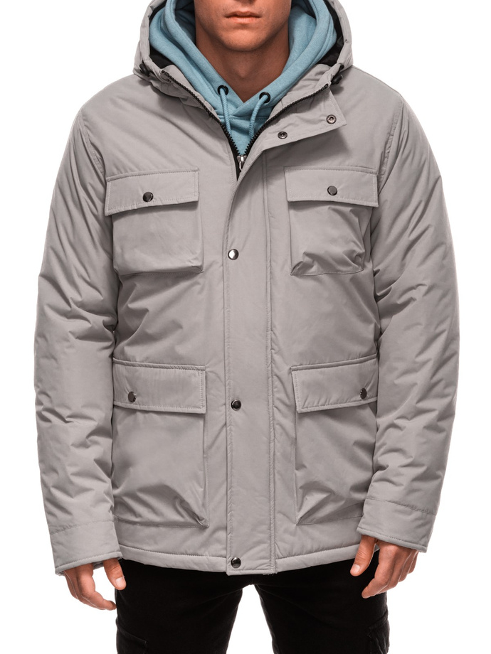 Men's winter jacket C530 - grey