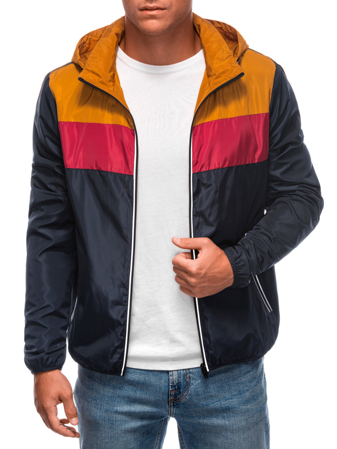 Men's transitional jacket C628 - mustard