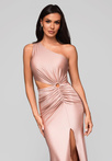 Evening dress LA-OM-DLR222 - pink