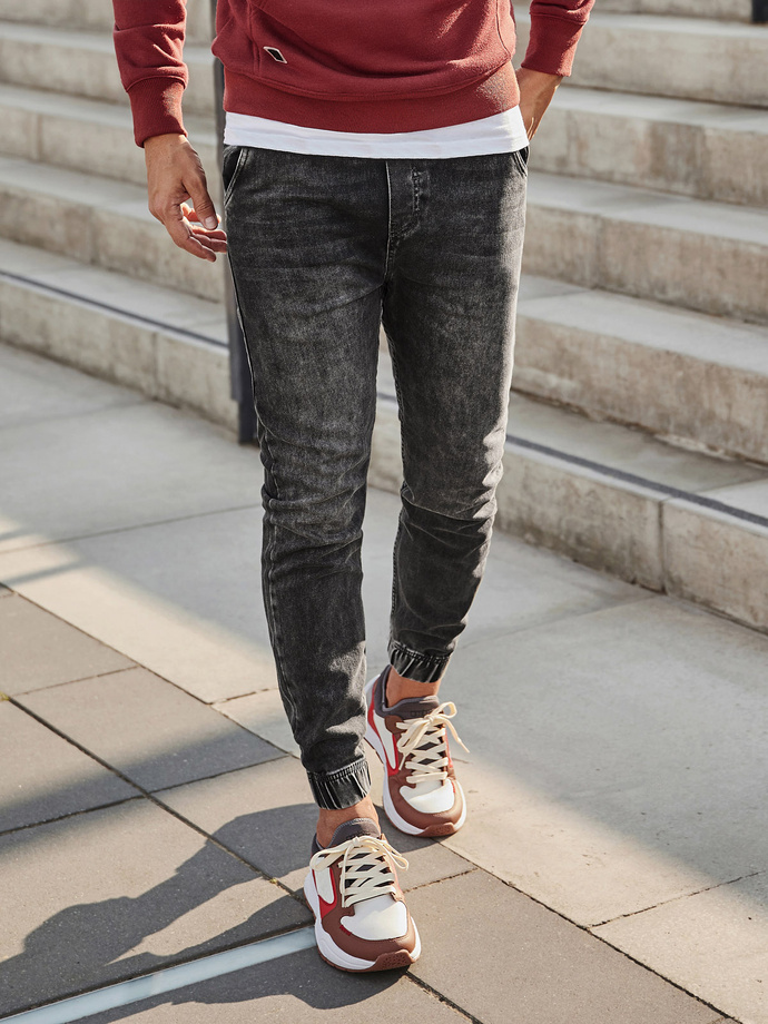 Men's joggers - black P1027