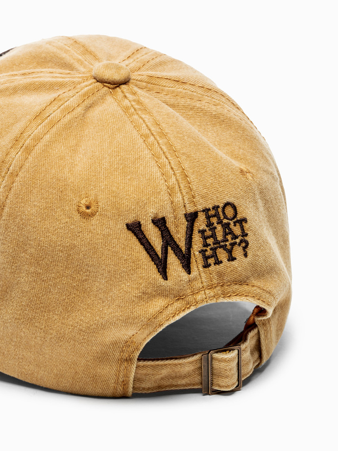 Men's baseball cap - yellow H079