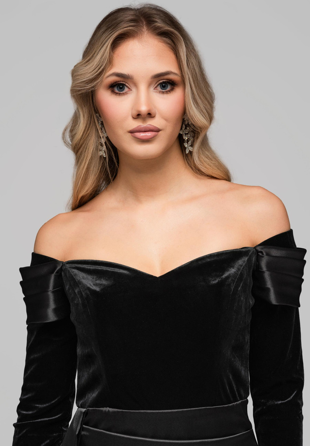 Evening dress LA-OM-DLR254 - black