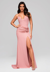 Evening dress LA-OM-DLR208 - pink