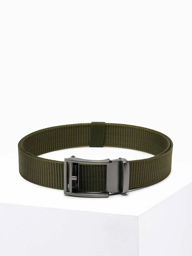 Men's belt A828 - khaki
