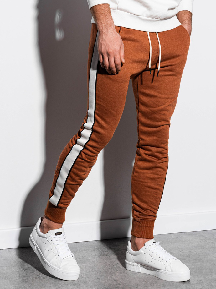 Men's sweatpants - brown P865