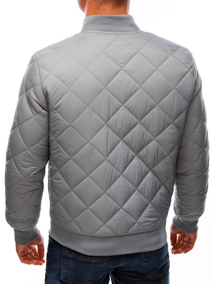 Men's mid-season jacket C531 - grey