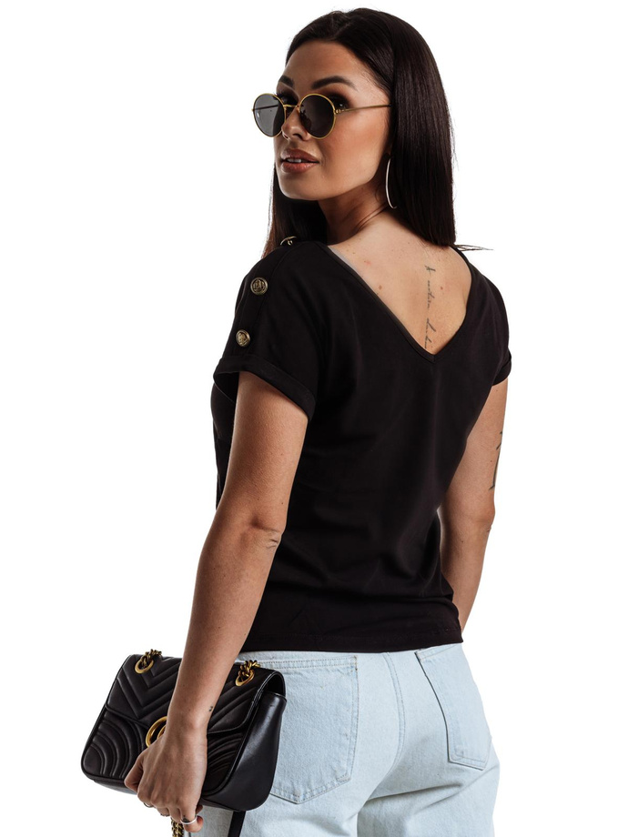 Fashionable women's blouse LLR022 - black