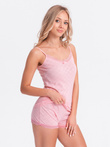 Women's pyjamas ULR356 - pink