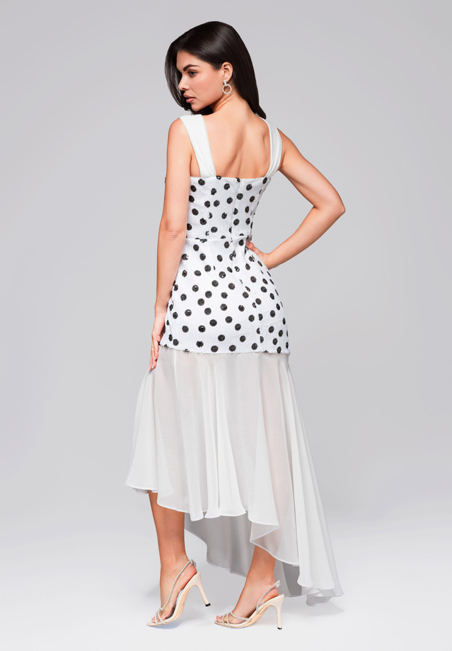 Evening dress LA-OM-DLR245 - white