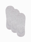 Men's foot socks 3-pack - gray V3 OM-SOSS-0103
