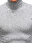Men's polo neck E213 - grey