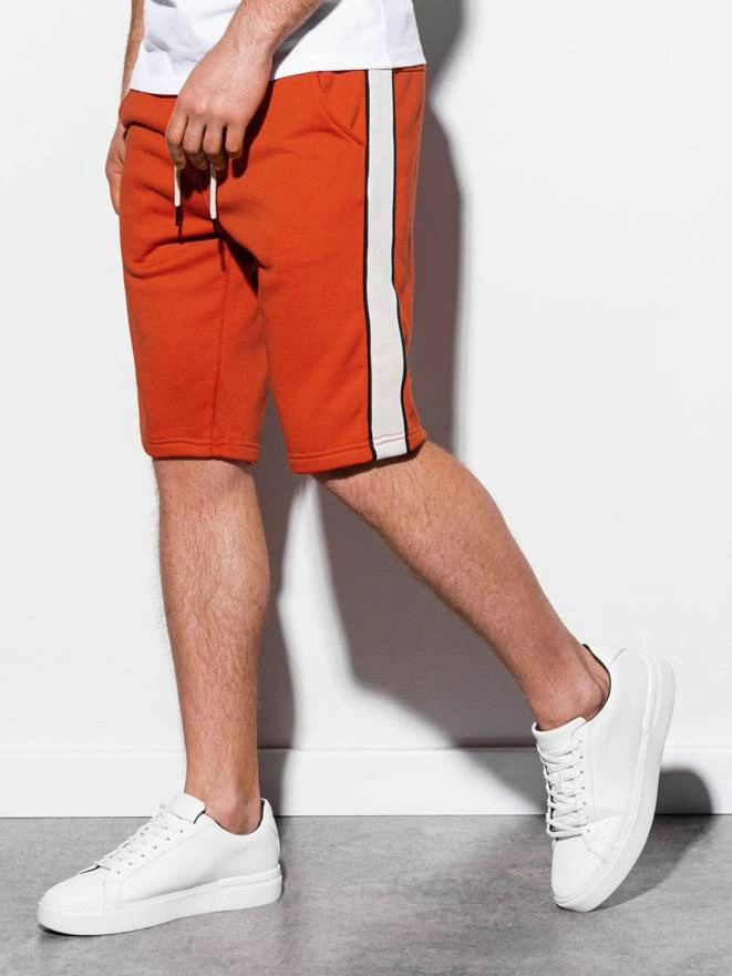 Men's sweatshorts - brick W241