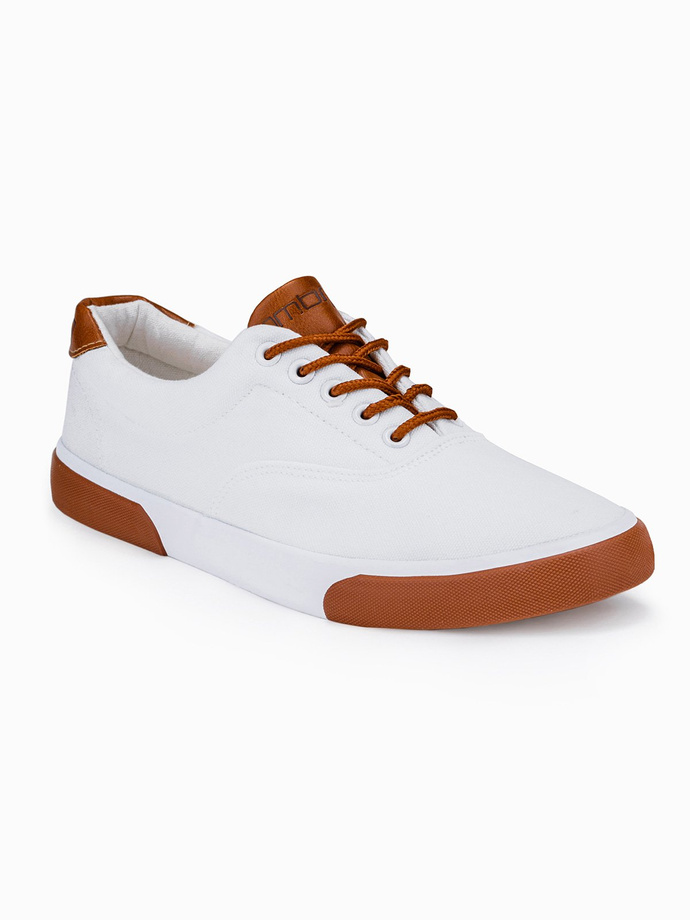 Men's slip on trainers - white T300