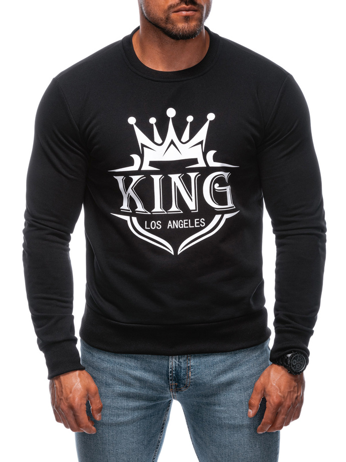 Men's sweatshirt B1680 - black