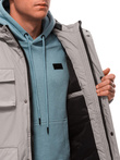 Men's winter jacket C530 - grey