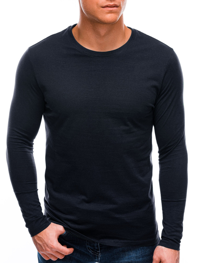 Men's plain longsleeve L59 - navy