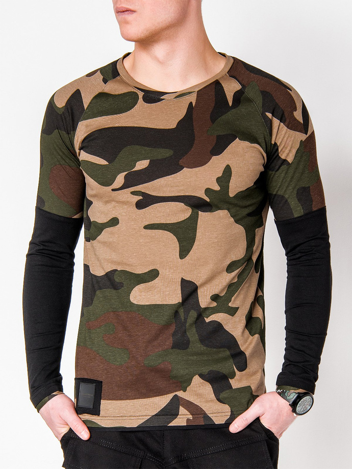 Men's plain longsleeve L65 - camo