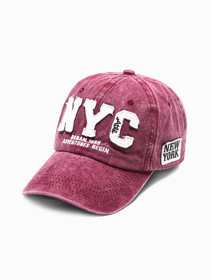 Men's baseball cap 062H - maroon