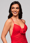 Evening dress LA-OM-DLR200 - red
