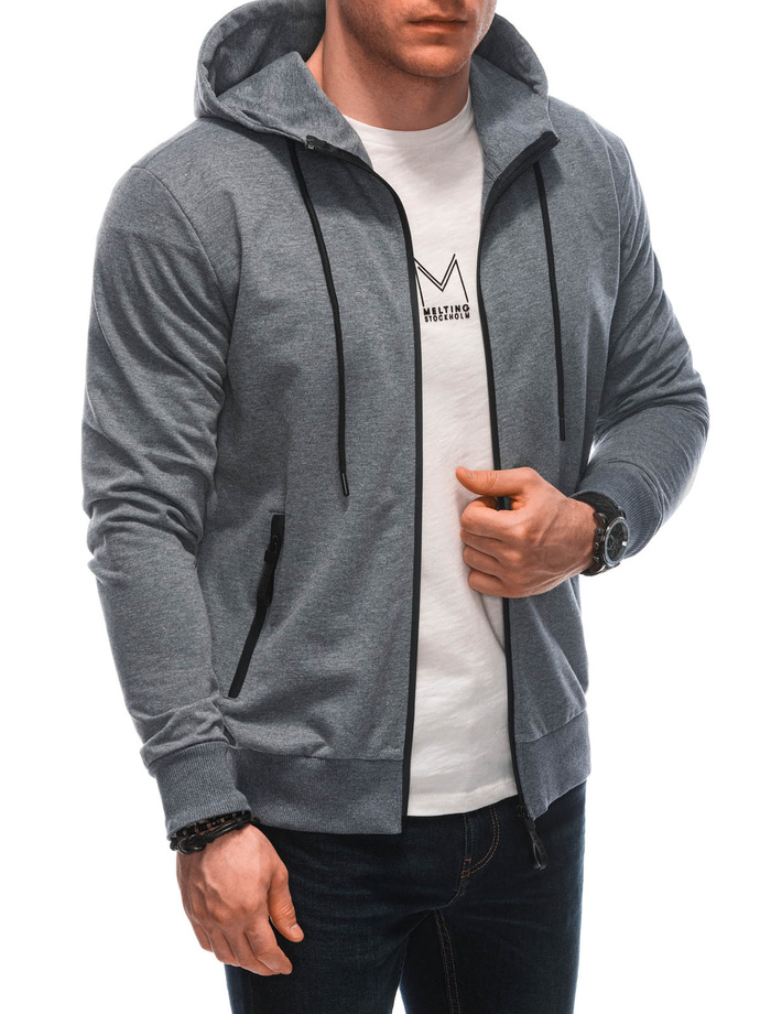 Men's hoodie B1651 - dark grey