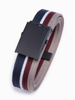Men's sackcloth belt - navy A649