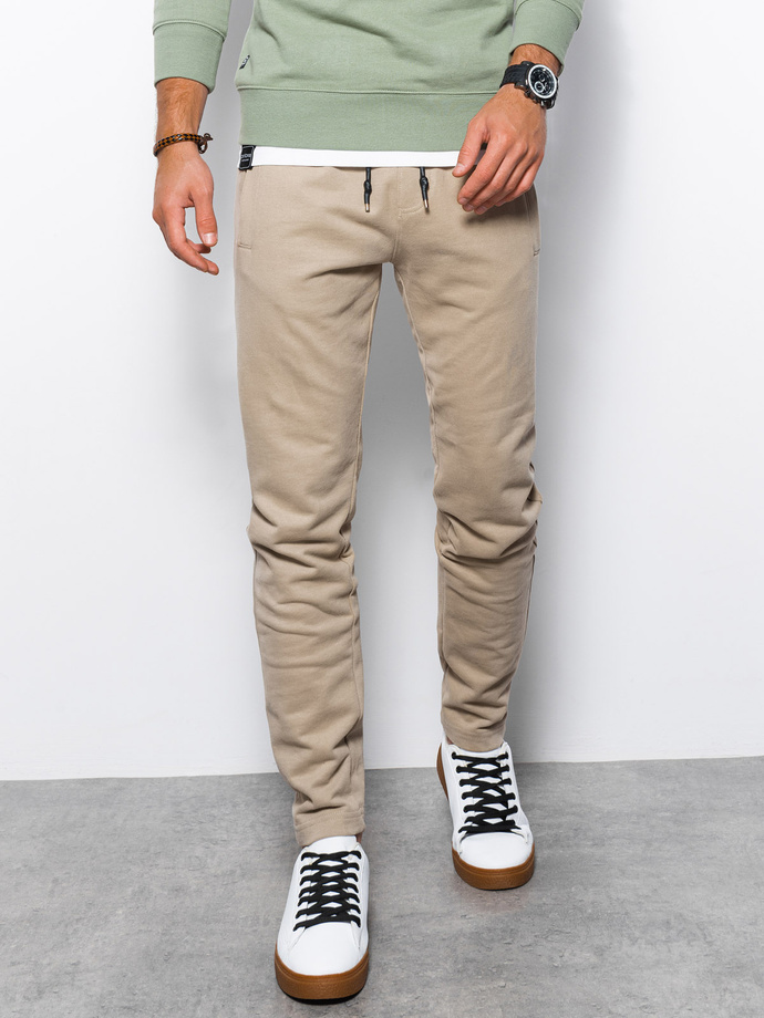 Men's sweatpants - beige P946