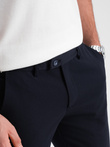Spodnie męskie eleganckie chino SLIM FIT - granatowe V3 OM-PACP-0191