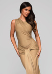 Evening dress LA-OM-DLR218 - gold
