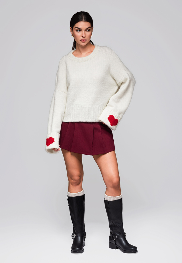 Sweter damski LW-SWSW-0100 - white