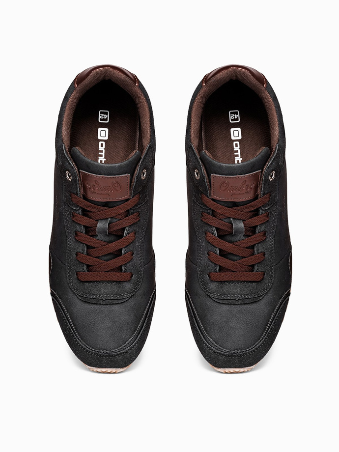 Men's casual sneakers - black T332