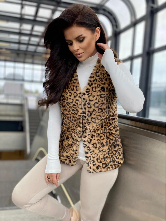 Women's vest VLR011 - beige