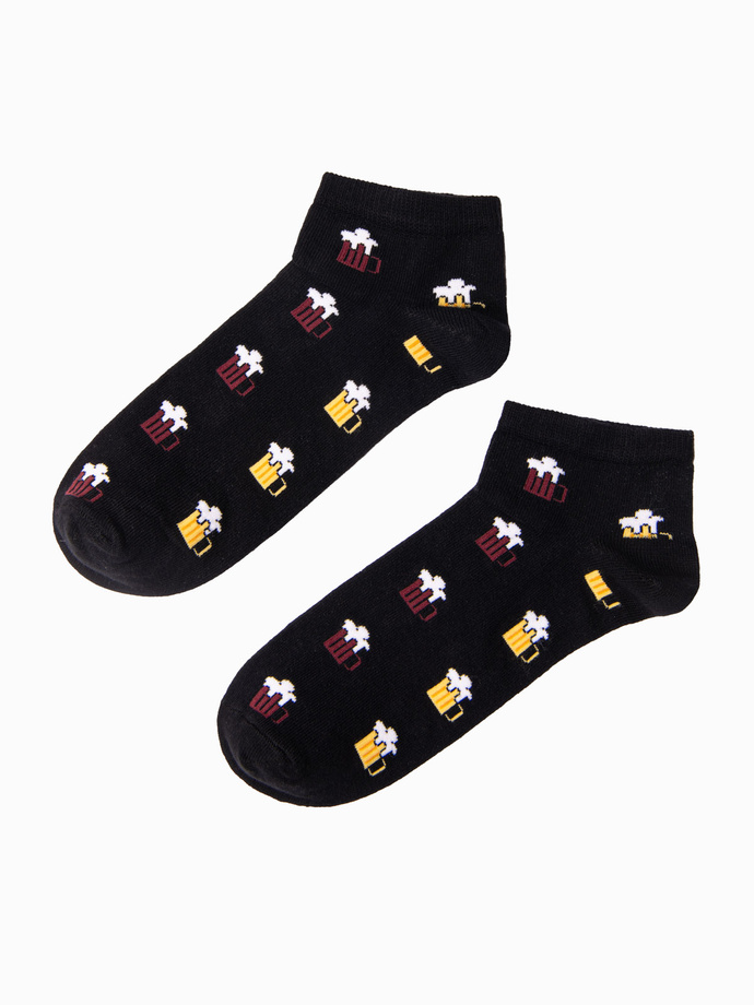 Men's socks - black V24 U177