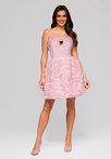 Evening dress LA-OM-DLR181 - pink