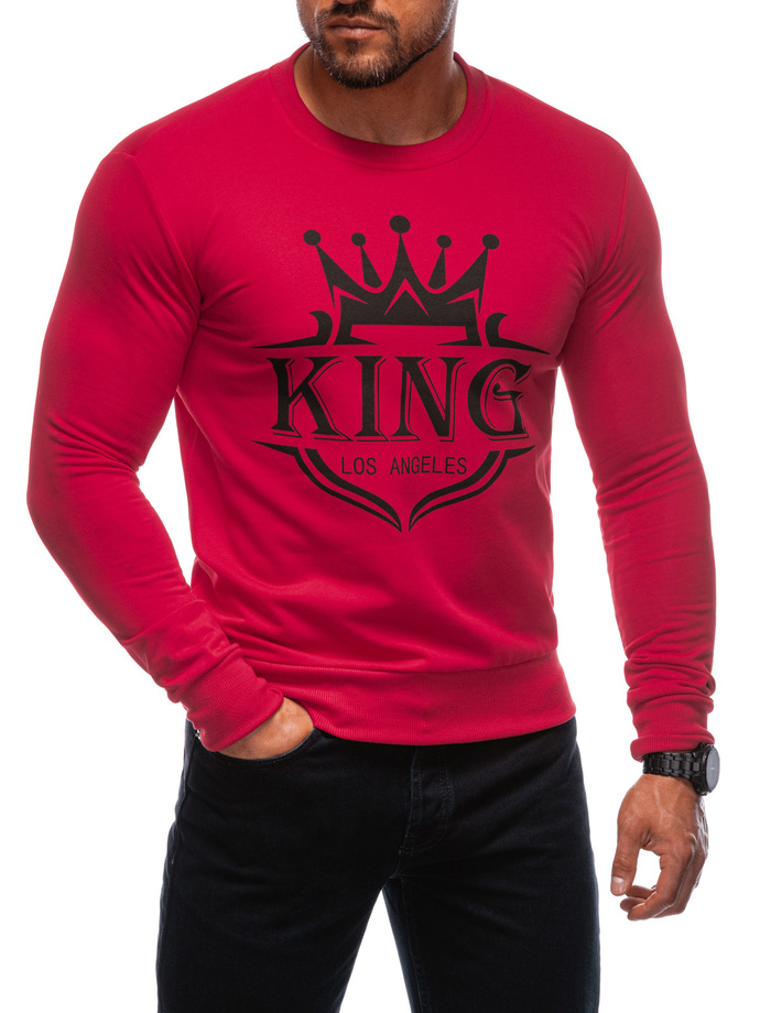 Men's sweatshirt B1680 - red