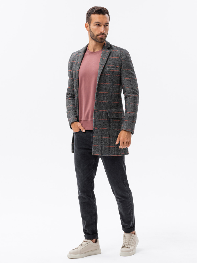 Men's coat - black C500