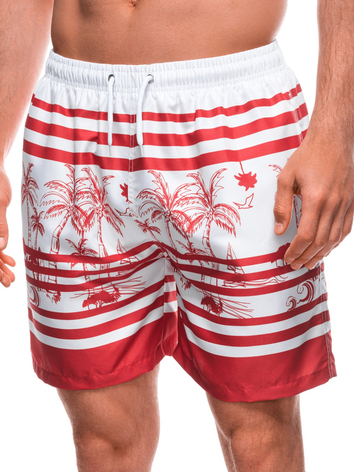 Men's swimming shorts W510 - red